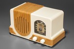 Addison 2 Waterfall Bakelite Radio - Ivory + Peanut Butter