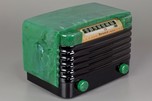 Bright Jadeite Green Bendix 526MC Catalin Radio with Intense Marbleizing