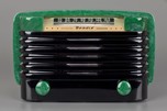 Bright Jadeite Green Bendix 526MC Catalin Radio with Intense Marbleizing