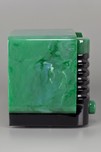 Bright Jadeite Green Bendix 526MC Catalin Radio with Intense Marbleizing