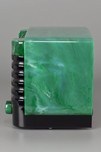 Bright Jadeite Green Bendix 526MC Catalin Radio with Intense Marbleizing