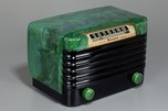 Bendix 526C Catalin Radio in Bright Jadeite Green w/ Intense Marbleizing