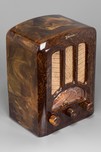 Rare Circassian Onyx Emerson AU-190 Catalin Radio - Great Swirls