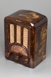 Rare Circassian Onyx Emerson AU-190 Catalin Radio - Great Swirls