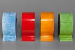 Great Set of 4 Small Catalin Speakers - Vibrant Colors