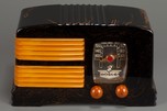 Crosley G1465 ’Split-Grille’ Catalin Radio in Black + Yellow - Perfect