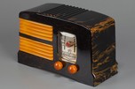 Crosley G1465 ’Split-Grille’ Catalin Radio in Black + Yellow - Perfect