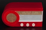 CYARTS B Deluxe ’Bullet’ Radio Ruby Red Plexon + Lucite