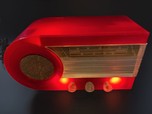 CYARTS B Deluxe ’Bullet’ Radio Ruby Red Plexon + Lucite