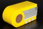 CYARTS B Deluxe ’Bullet’ Radio Yellow Plexon + Lucite