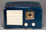 Emerson AX-235 ’Little Miracle’ Catalin Radio in Marbleized Blue