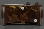 Marbleized Circassian Onyx Emerson ’Aristocrat’ Catalin Radio