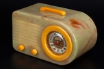 FADA 1000 Catalin Radio ’Bullet’ in Onyx + Yellow