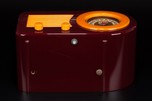 FADA 1000 Catalin Radio Insert Grill Bullet Maroon + Yellow - Rare