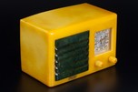 FADA 5F60 Catalin Radio Yellow with Blue Grill