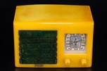 FADA 5F60 Catalin Radio Yellow with Blue Grill