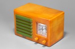 FADA 5F60 Catalin Radio Yellow with Green Grill