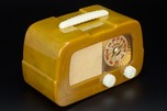 Fada 711 Catalin Radio ’Dip Top’ in Translucent Onyx Green