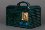 Namco 601 Catalin Radio in Marbleized Blue - Stunning Rarity