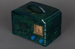 Namco 601 Catalin Radio in Marbleized Blue - Stunning Rarity